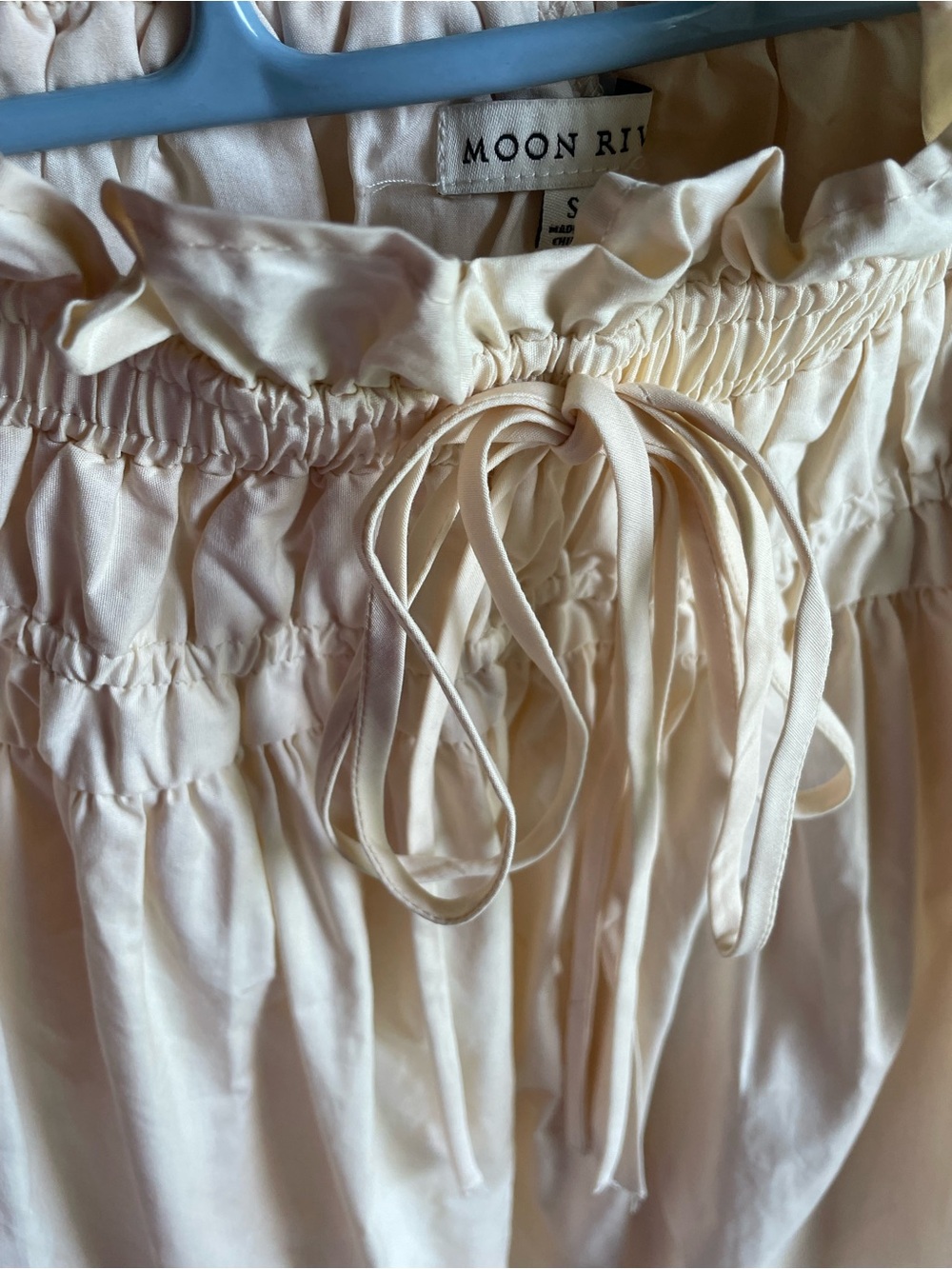 Moon River Cotton Maxi Embroidered Smocked - Picture 3 of 7